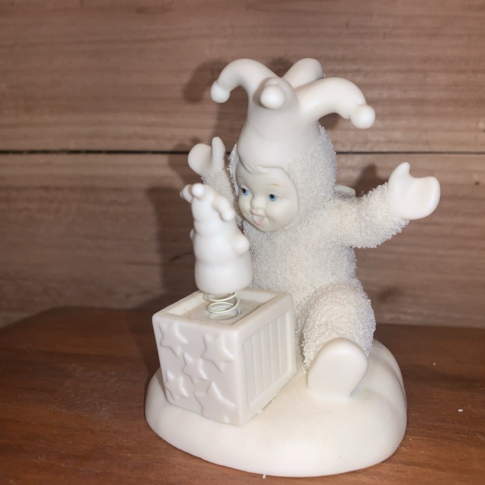 Dept 56 Snowbabies Pop Goes‎ The Snowman Holiday Figurine 4" Tall VTG 2000